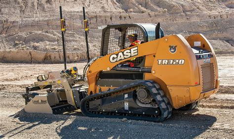 mini track loader grader|skid steer grading tool.